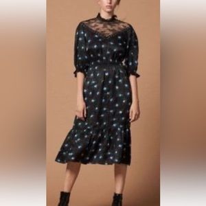 Gorgeous Sandro Lace detail dress! Never worn.